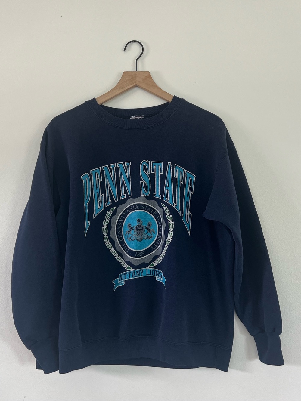 Vintage Penn State Navy Blue Crewneck Sweatshirt